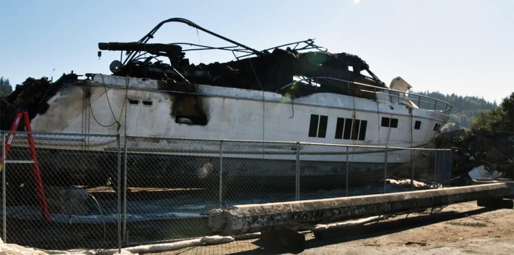 yacht harbor tower fire