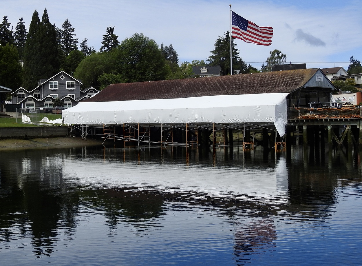 Skansie Netshed under wraps - Gig Harbor Now | A hyperlocal nonprofit ...